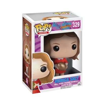 Veruca Salt Funko Pop! #329 stock photo in-box from Willy Wonka & The Chocolate Factory
