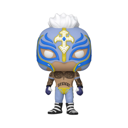 Rey Mysterio Funko Pop! #93 Amazon Exclusive Glow stock photo out-of-box from WWE