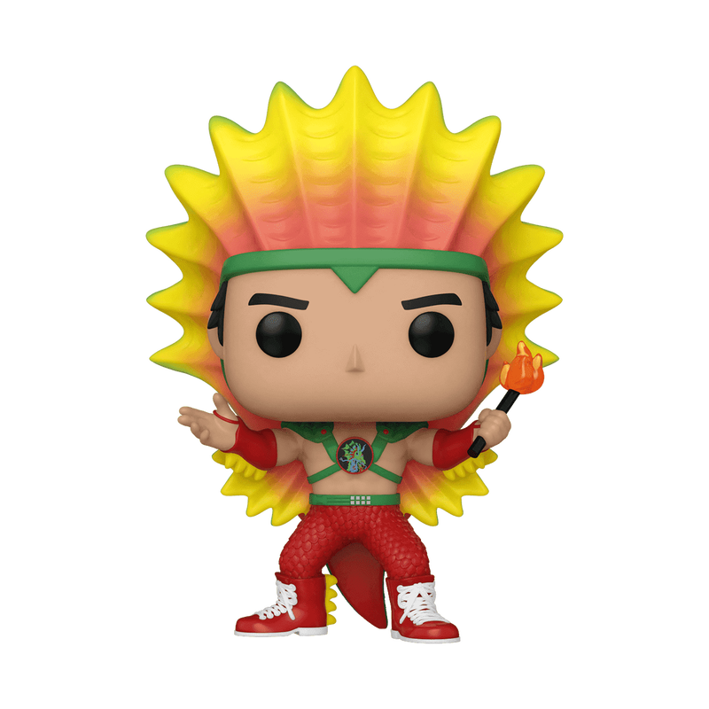 Ricky The Dragon Steamboat Funko Pop! #121 stock photo out-of-box from WWE