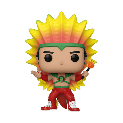 Ricky The Dragon Steamboat Funko Pop! #121 stock photo out-of-box from WWE