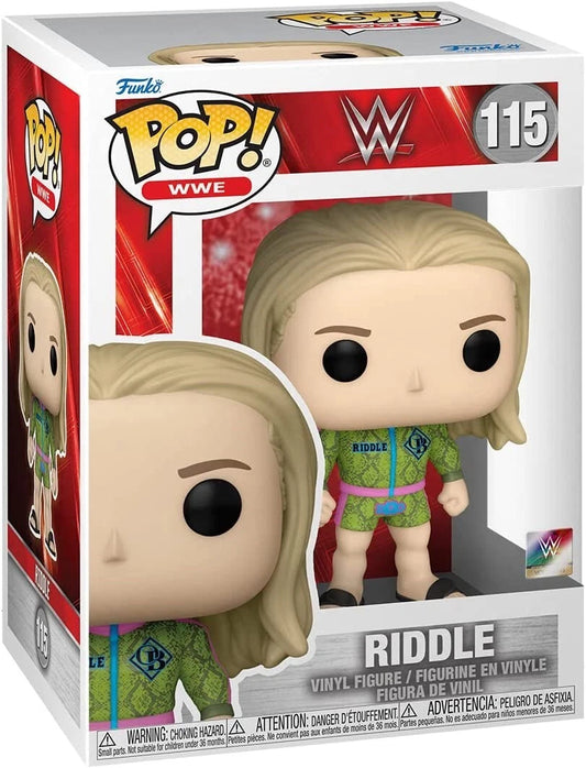 Riddle Funko Pop! #115 in box packaging from WWE