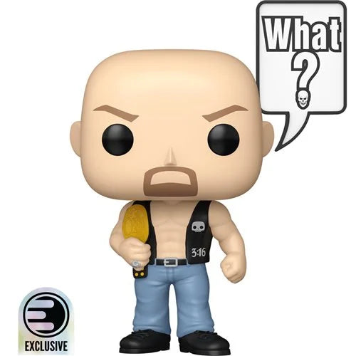 Stone Cold Steve Austin Funko Pop! #185 Entertainment Earth Exclusive Limited Edition 9500 Pieces figure out of box from WWE