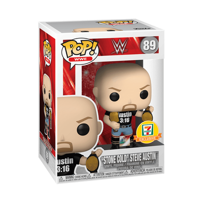 WWE Stone Cold Steve Austin 7-11 Exclusive Funko Pop Packaging
