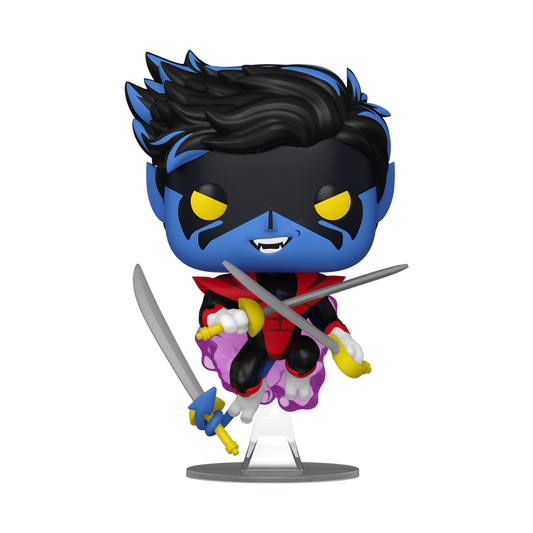 X-Men '97 Nightcrawler Funko Pop Figure Holding Swords