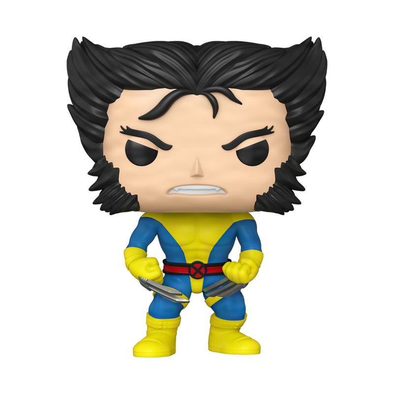 Wolverine Classic Unmasked Funko Pop! #1576 Emerald City Comic Con Official Convention Sticker stock photo out-of-box from X-Men