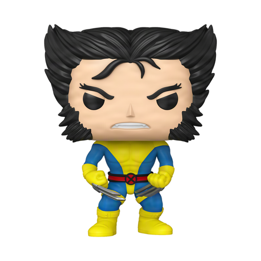 Wolverine Classic Unmasked Funko Pop! #1576 Emerald City Comic Con Official Convention Sticker stock photo out-of-box from X-Men