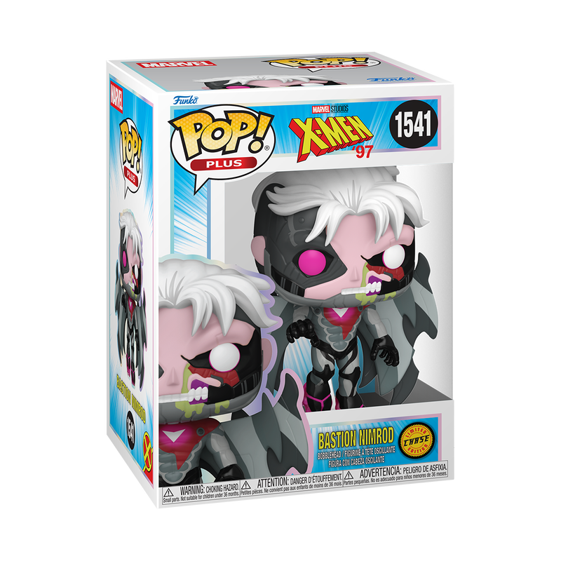 X-Men '97 Bastion Nimrod Chase Funko Pop Plus Packaging