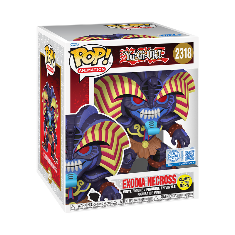 Exodia Necross Funko Pop! #2318 Exclusive Glow stock photo in-box from Yu-Gi-Oh!