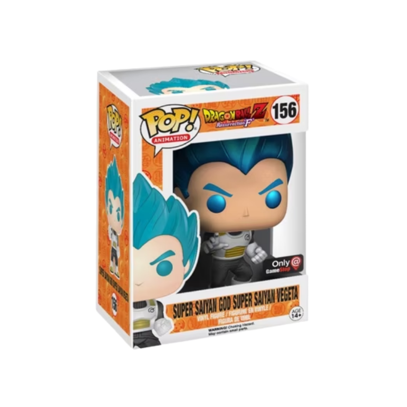 Funko Pop! Dragon Ball Z - Super Saiyan God Super Saiyan Vegeta #156 Gamestop Exclusive