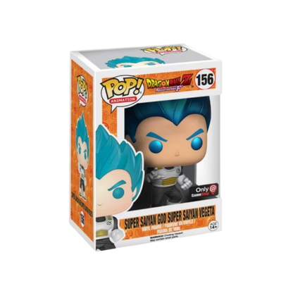 Funko Pop! Dragon Ball Z - Super Saiyan God Super Saiyan Vegeta #156 Gamestop Exclusive