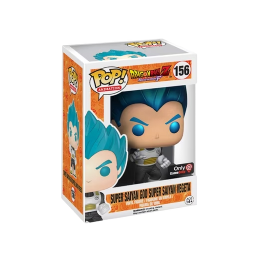 Funko Pop! Dragon Ball Z - Super Saiyan God Super Saiyan Vegeta #156 Gamestop Exclusive