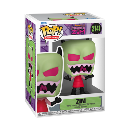 Funko Pop! Invader Zim Zim #2141 Funko Pop box packaging front view